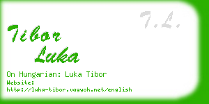 tibor luka business card